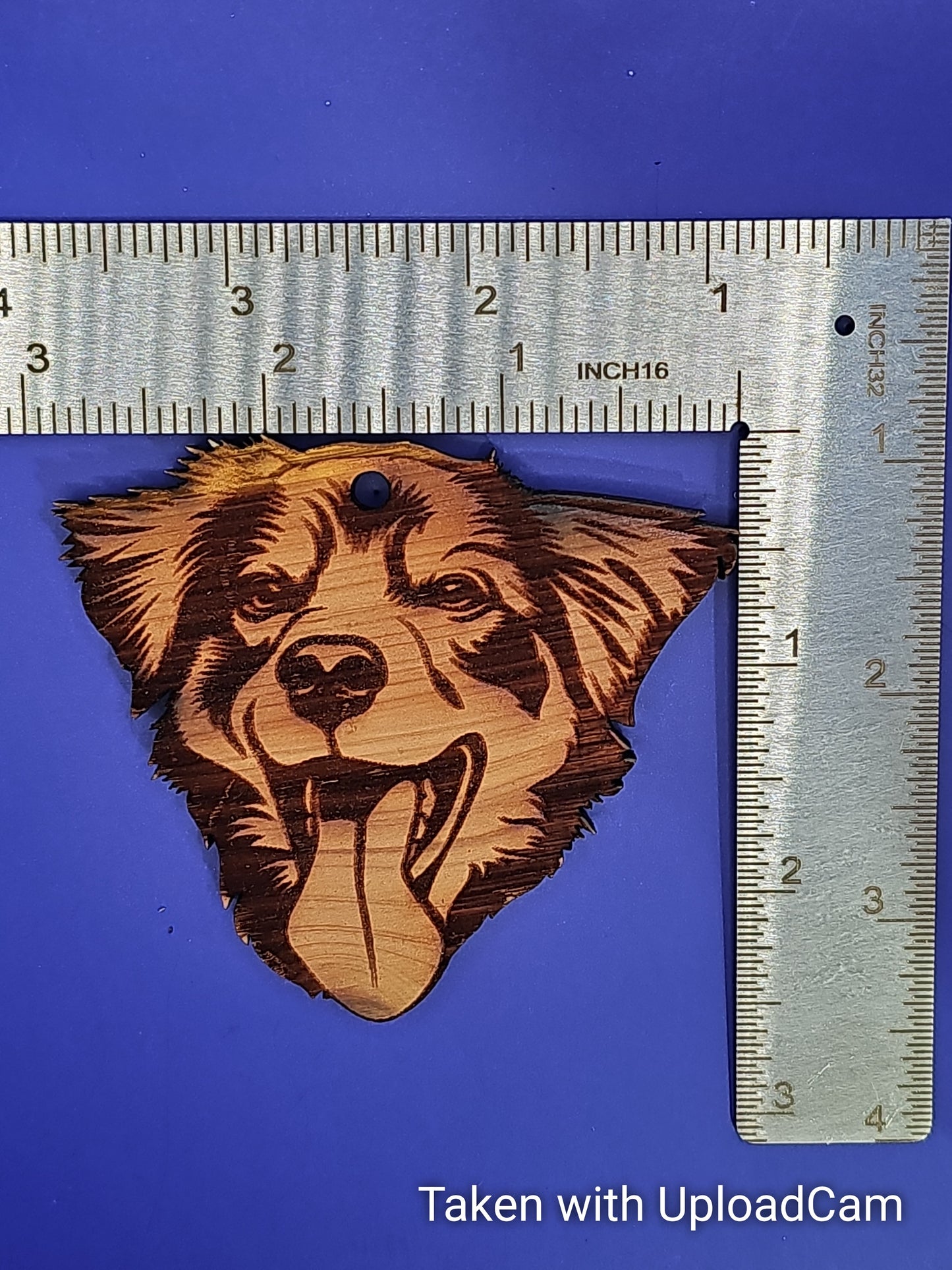 Australian Shepard Cedar Ornament