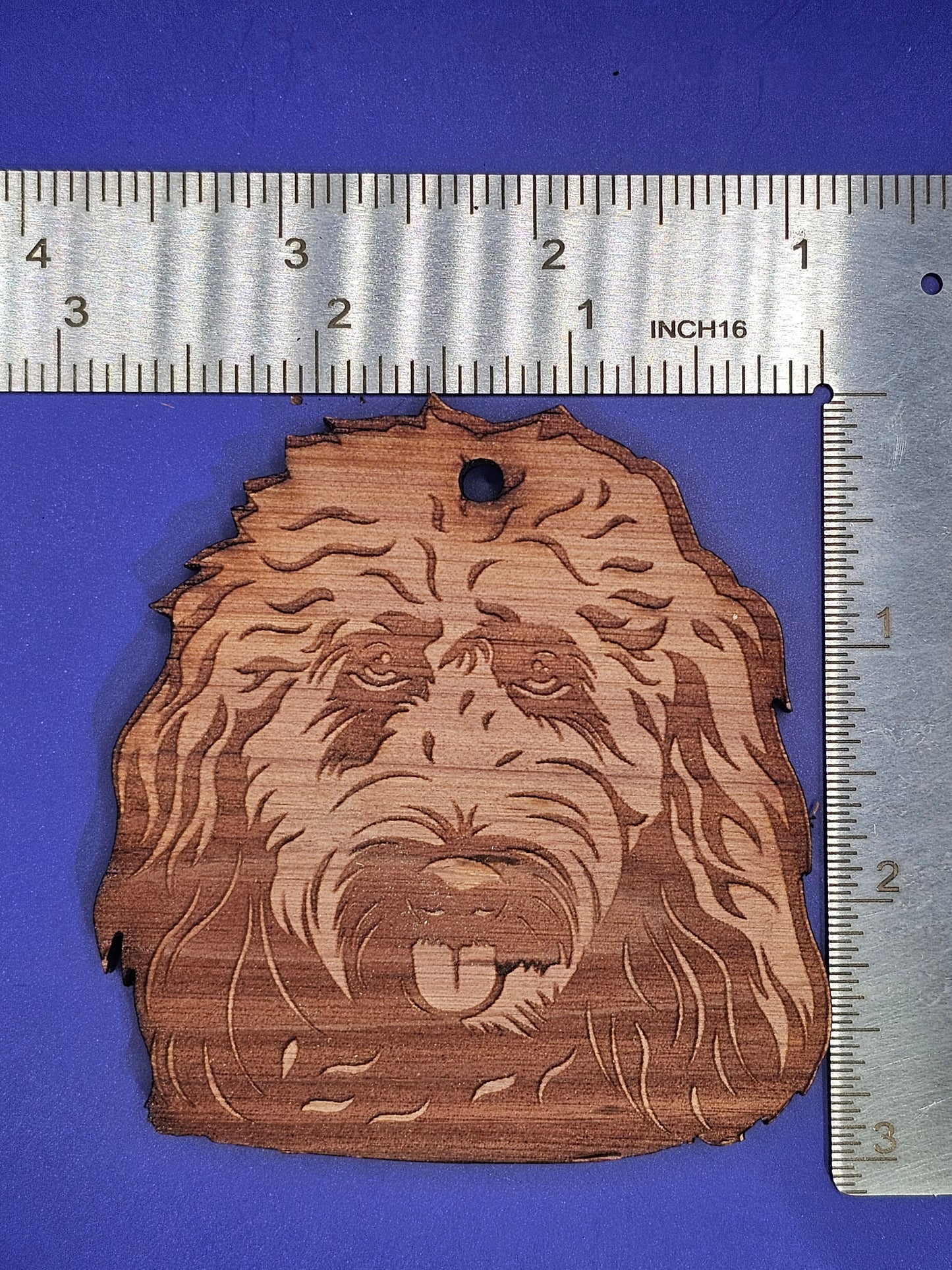 Goldendoodle Cedar Ornament