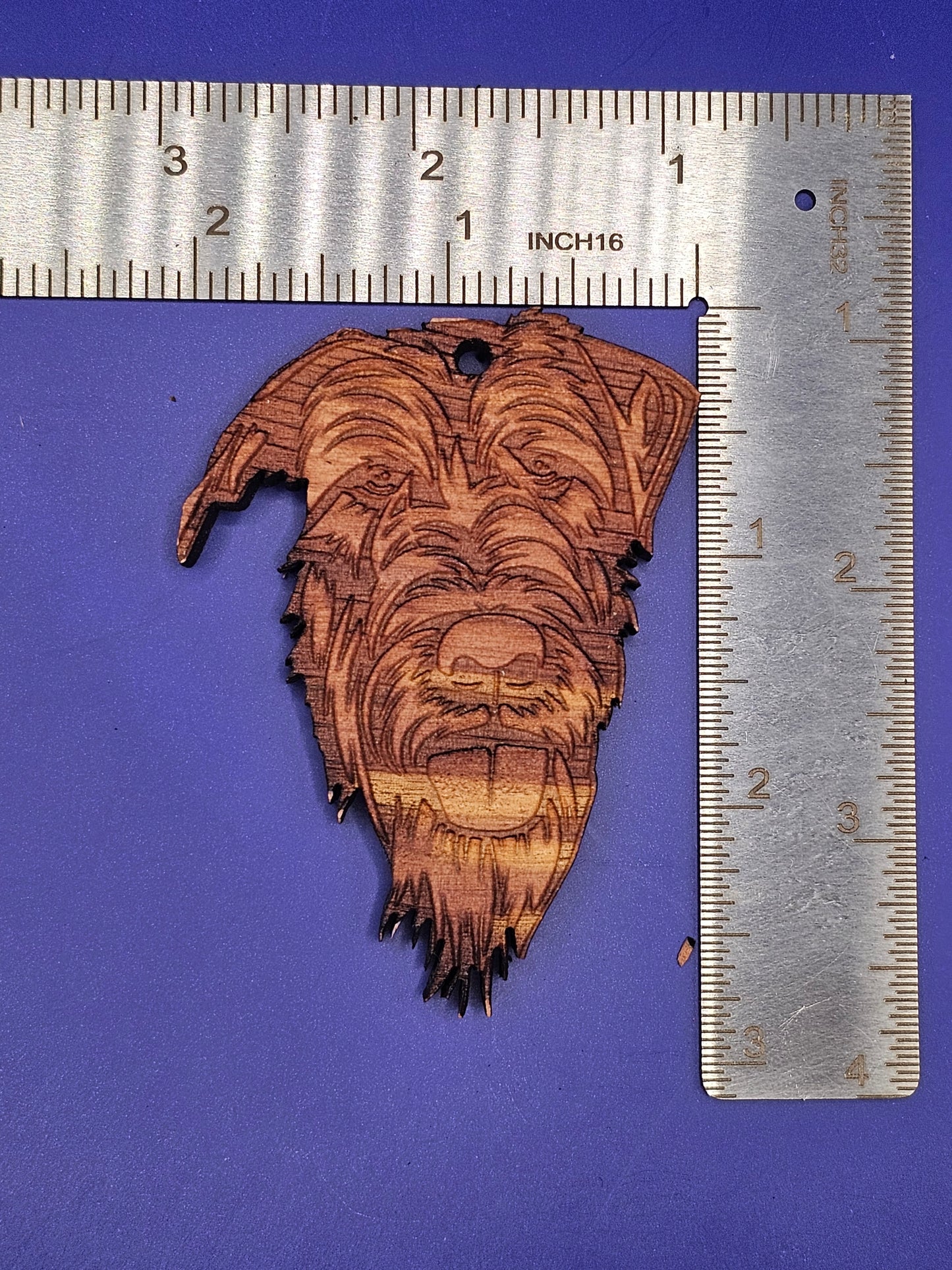 Irish Wolf Hound Cedar Ornament