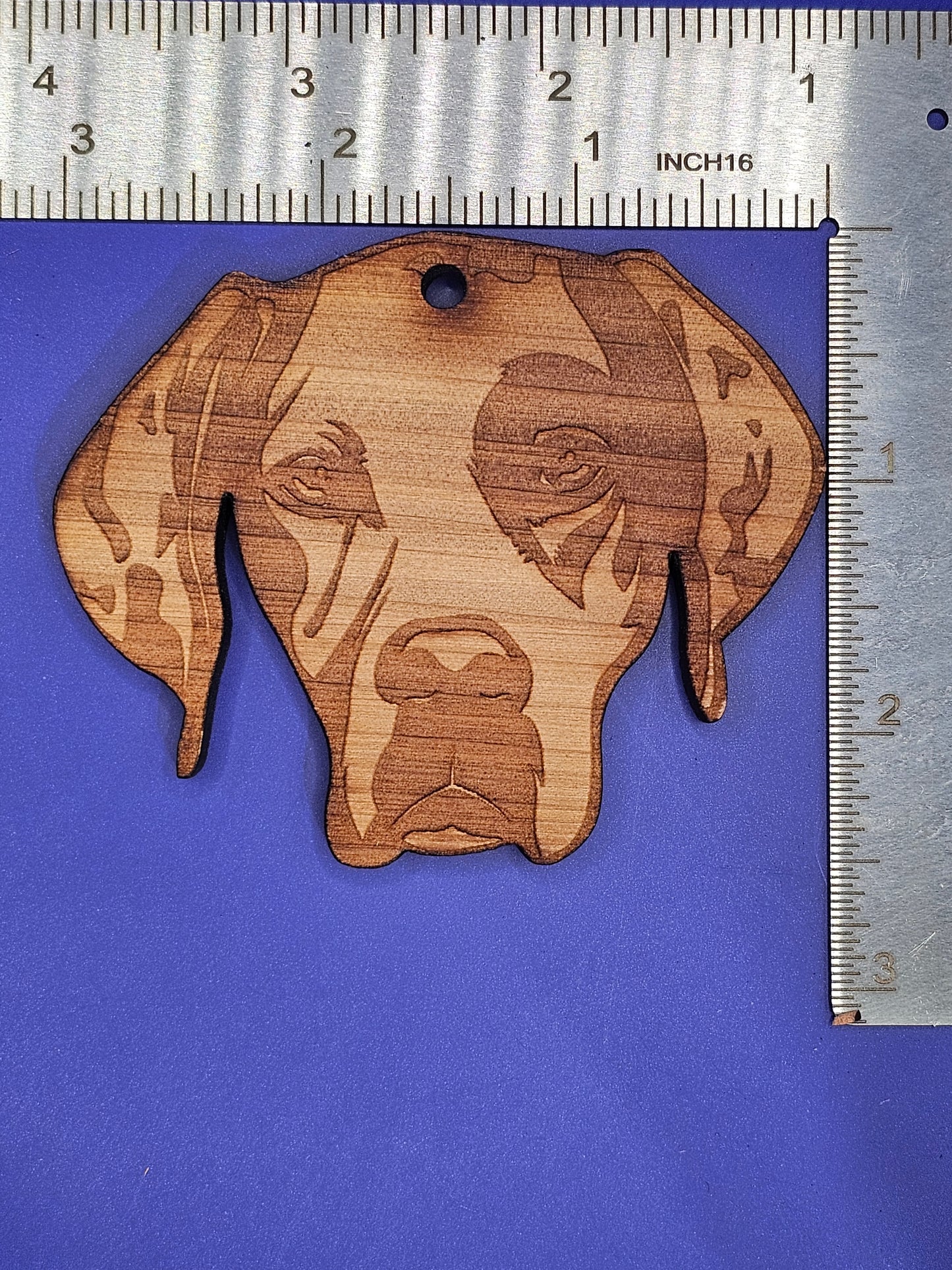 Pointer Cedar Ornament