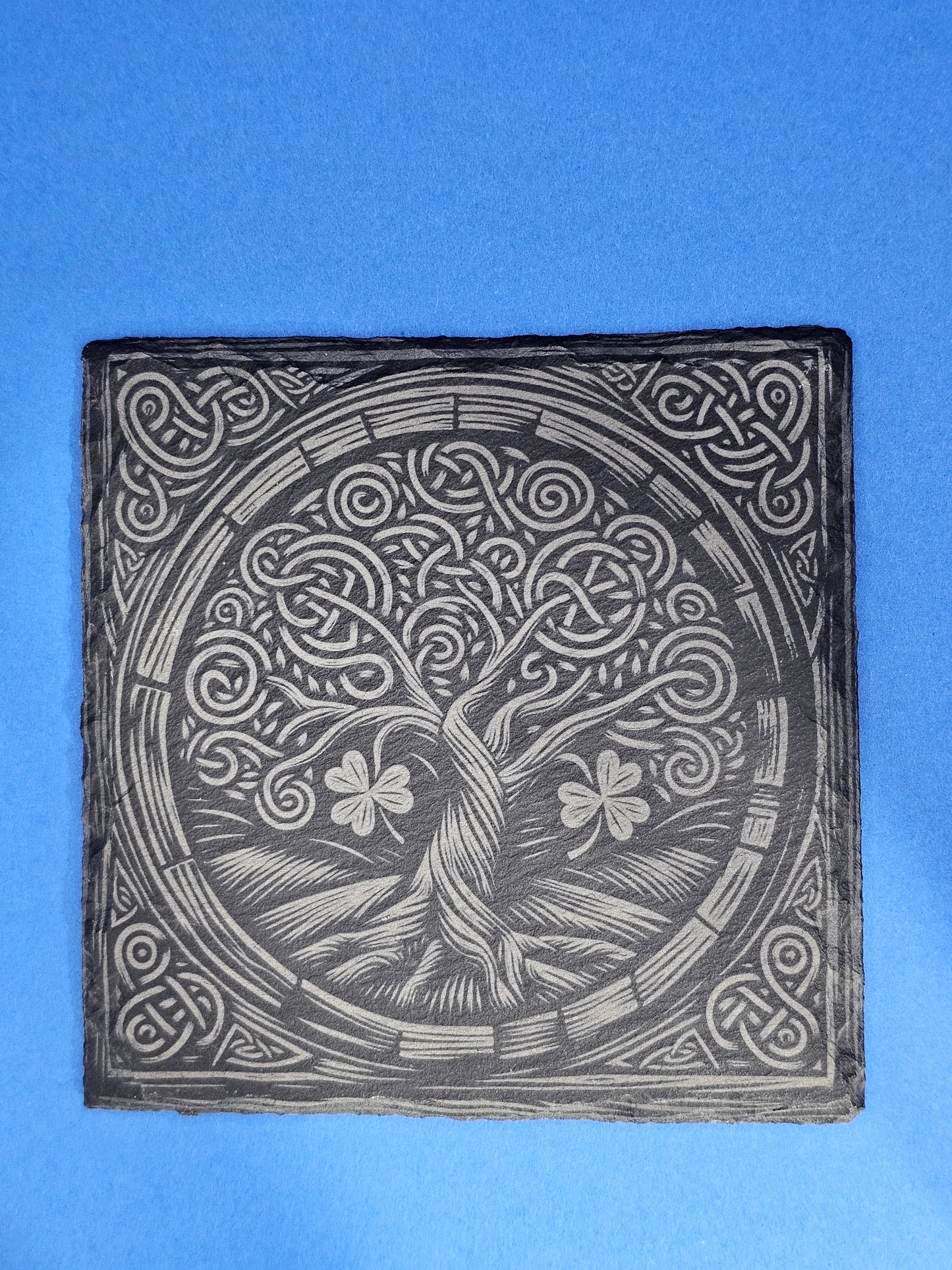 Celtic Collection Slate Coasters (set of 4 with holder)