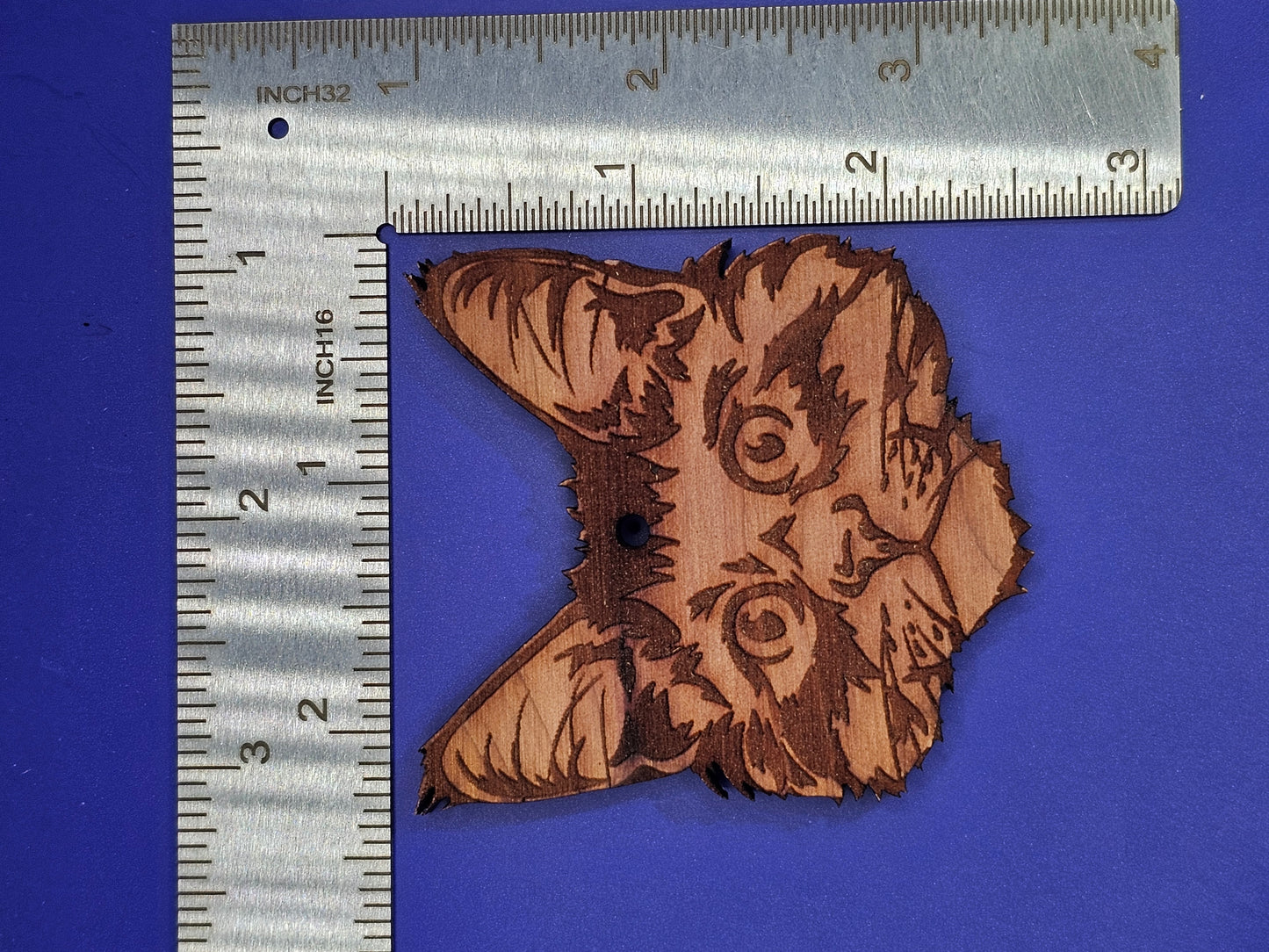 Maine Coon Cat Cedar Ornament