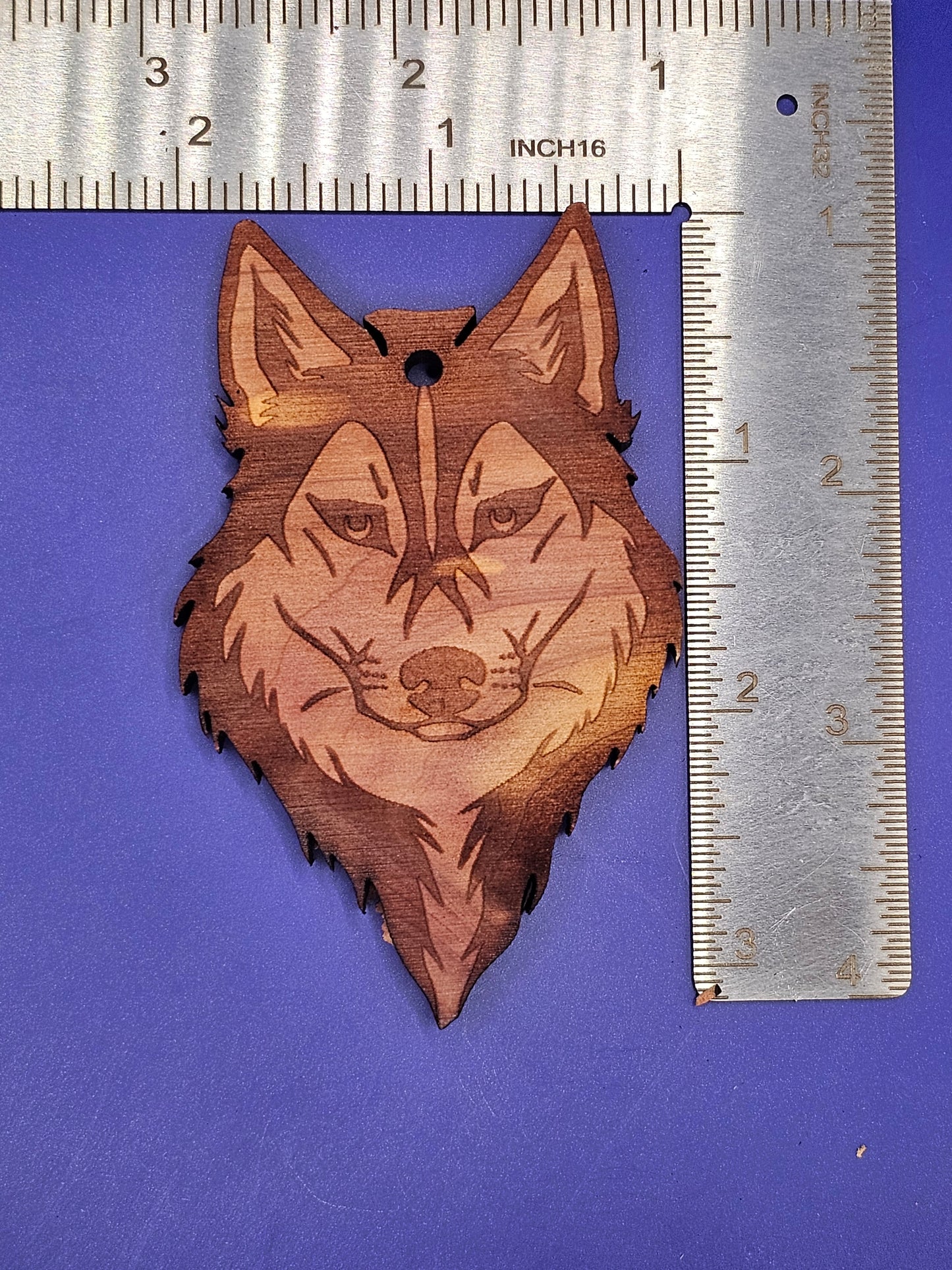 Wolf Cedar Ornament