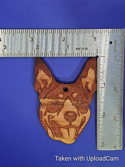 Australian Kelpie Cedar Ornament