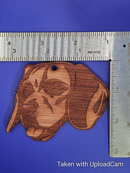 Beagle Cedar Ornament
