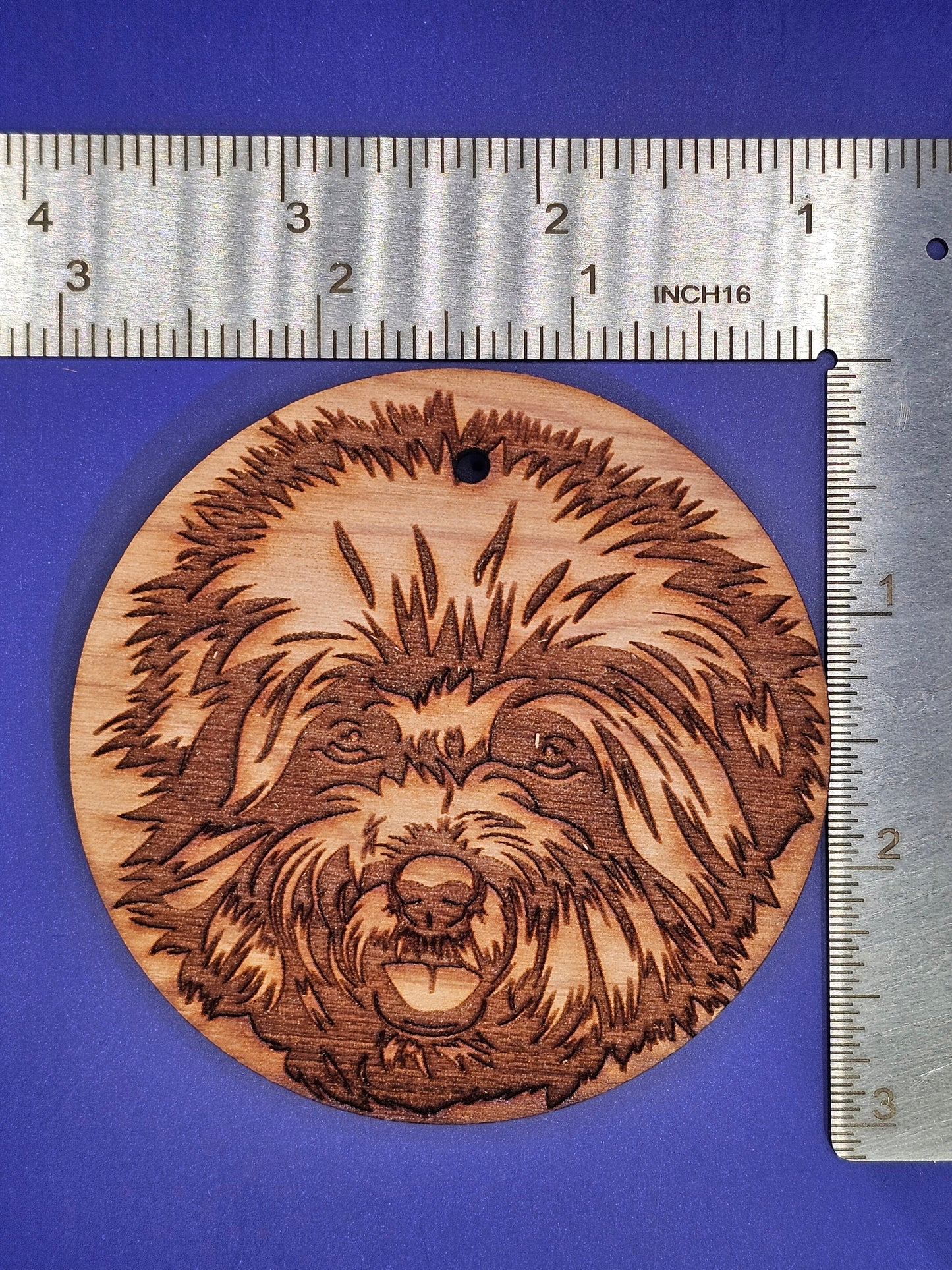Bichon Frise Cedar Ornament