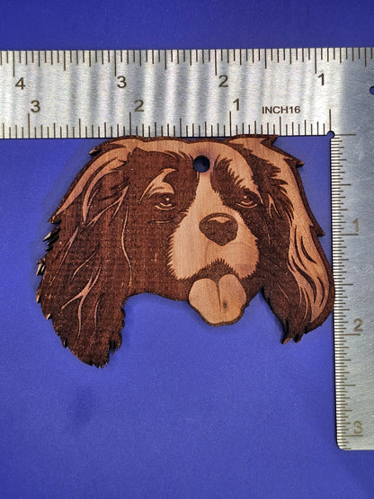 Cavalier King Charles Spaniel Cedar Ornament