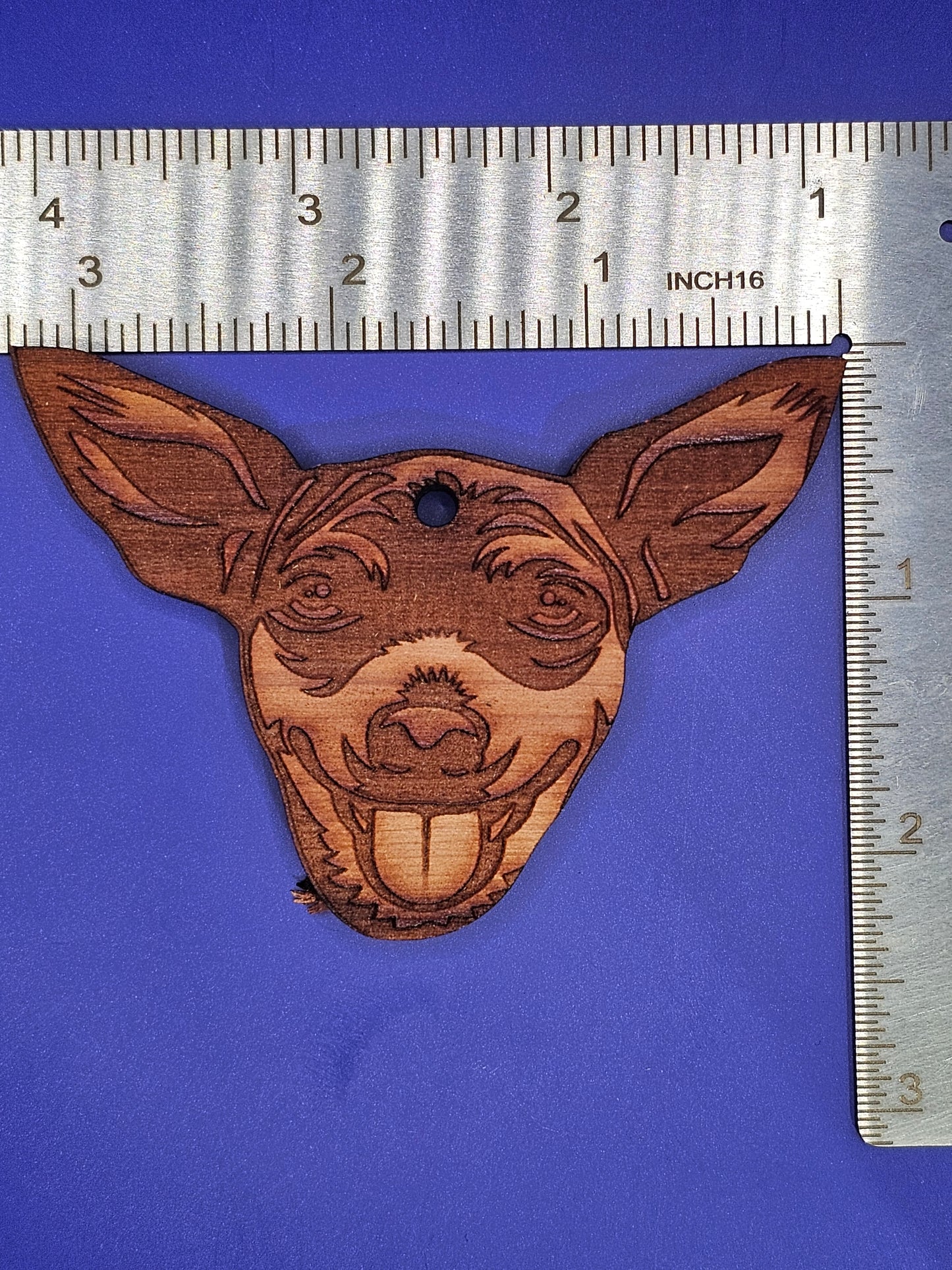 Chihuahua (short hair) Cedar Ornament