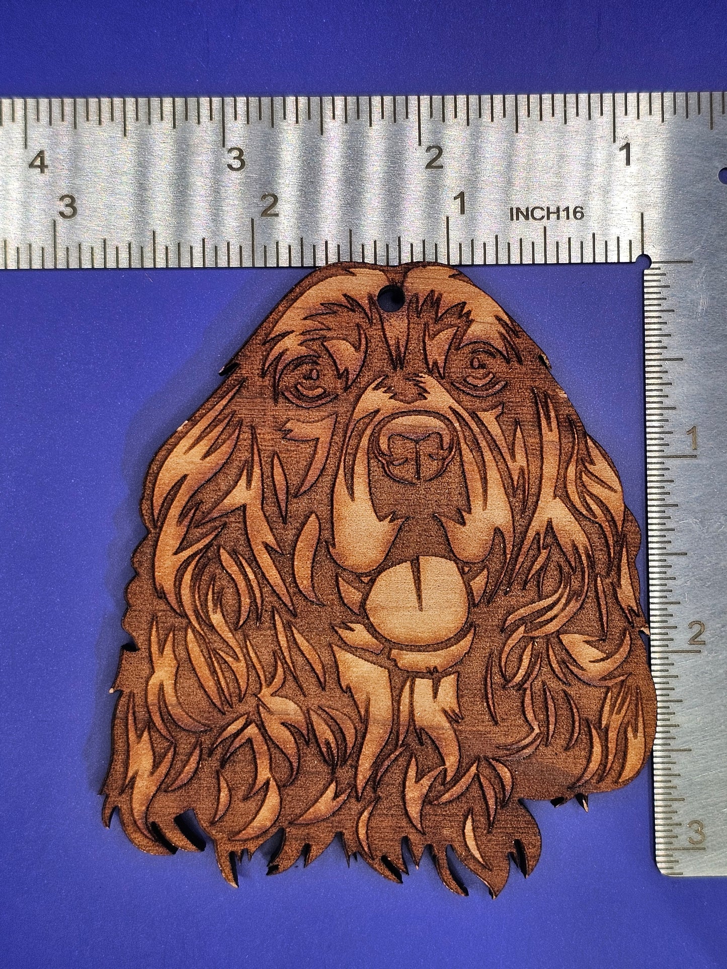 Cocker Spaniel Cedar Ornament