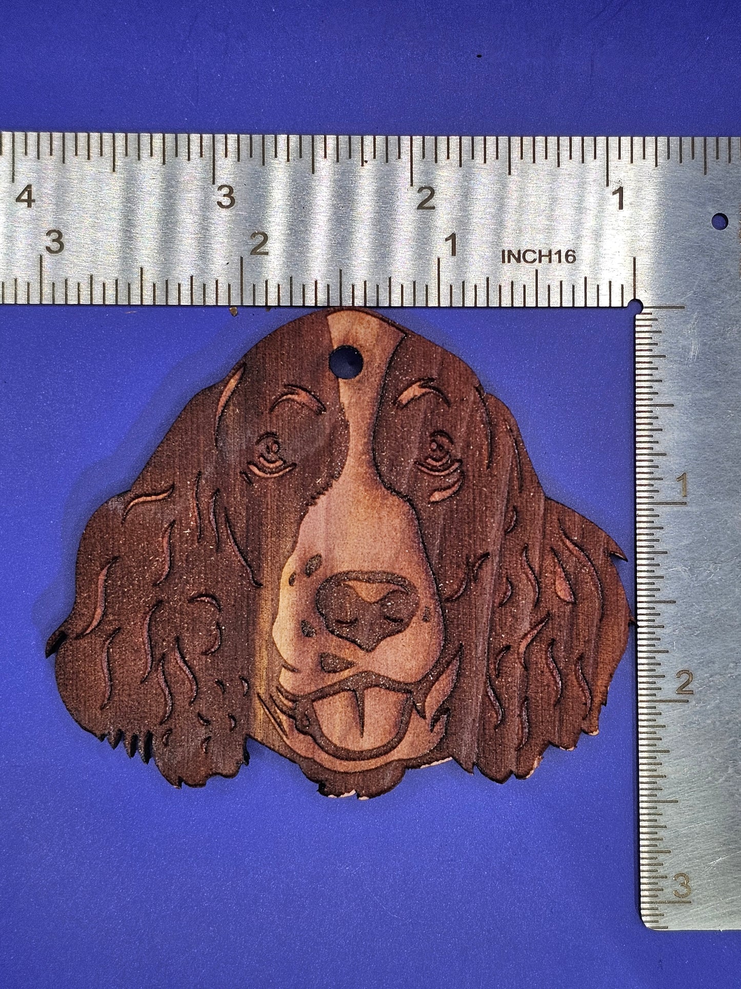 English Springer Spaniel Cedar Ornament