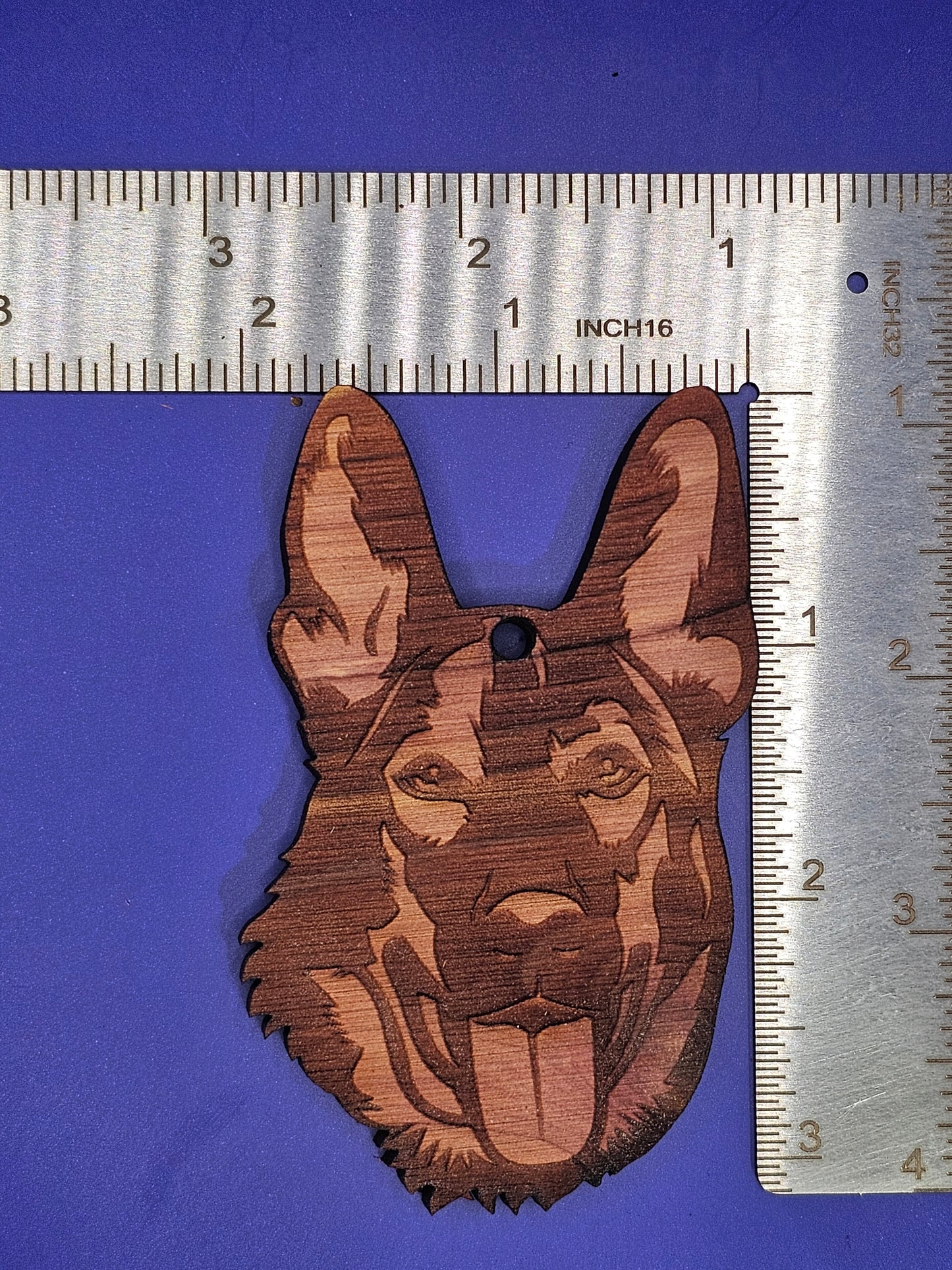 German Shepard Cedar Ornament