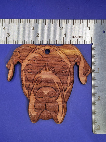 Great Dane Cedar Ornament