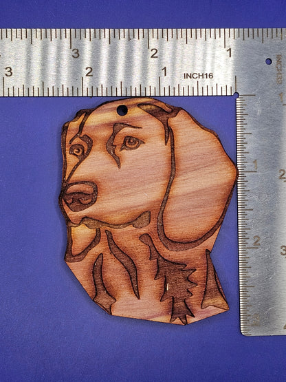 Hound Cedar Ornament