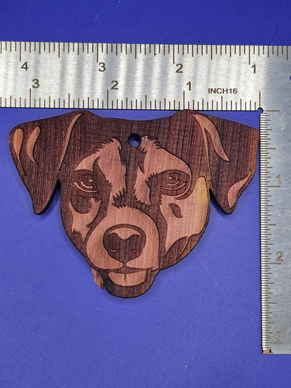 Jack Russel Terrier Cedar Ornament