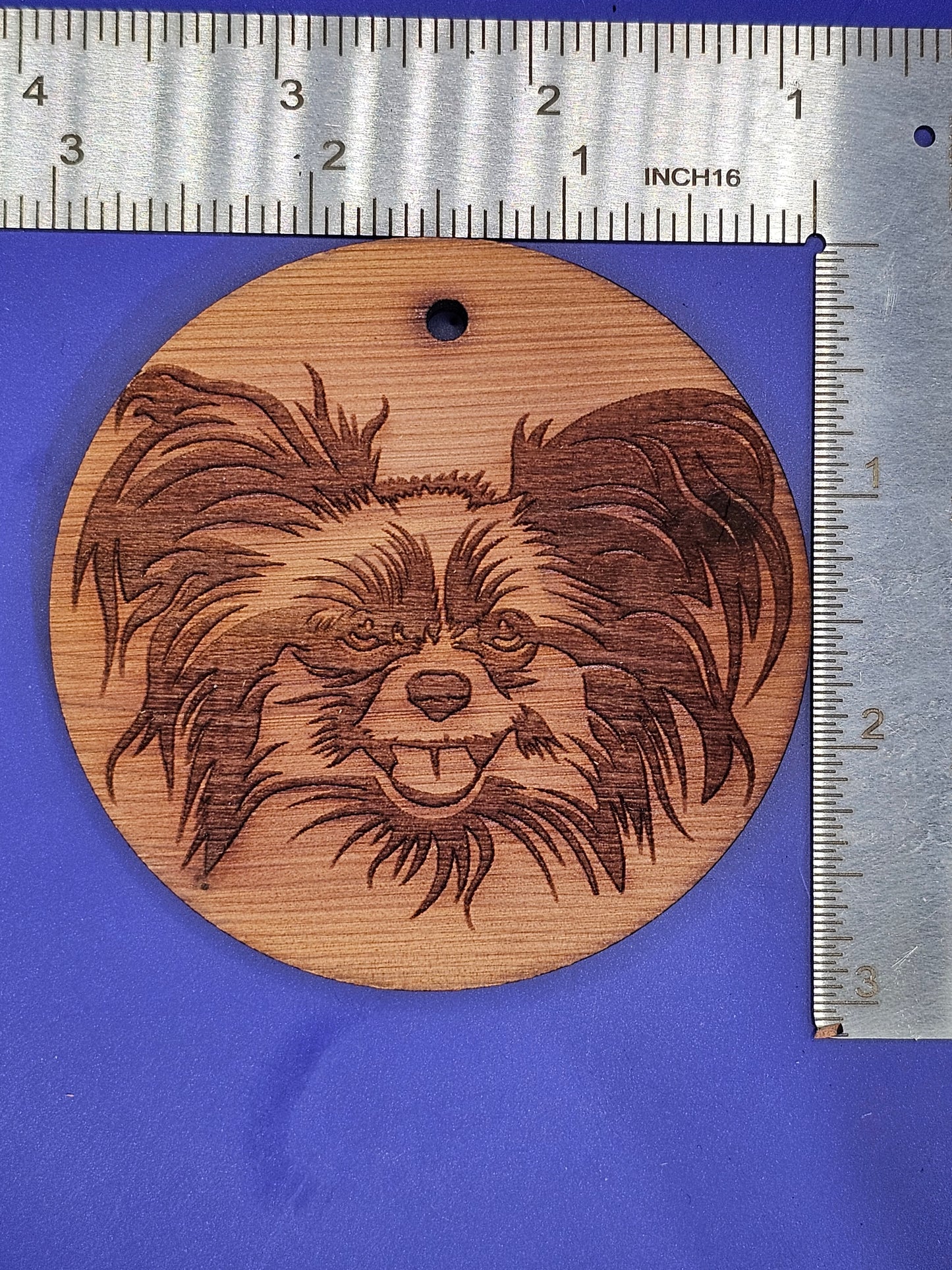 Papillon Cedar Ornament