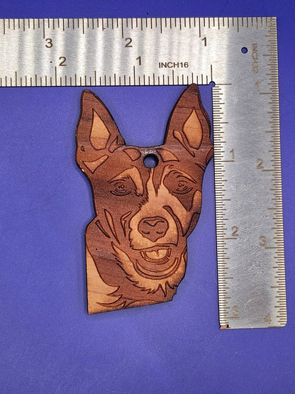 Rat Terrier Cedar Ornament