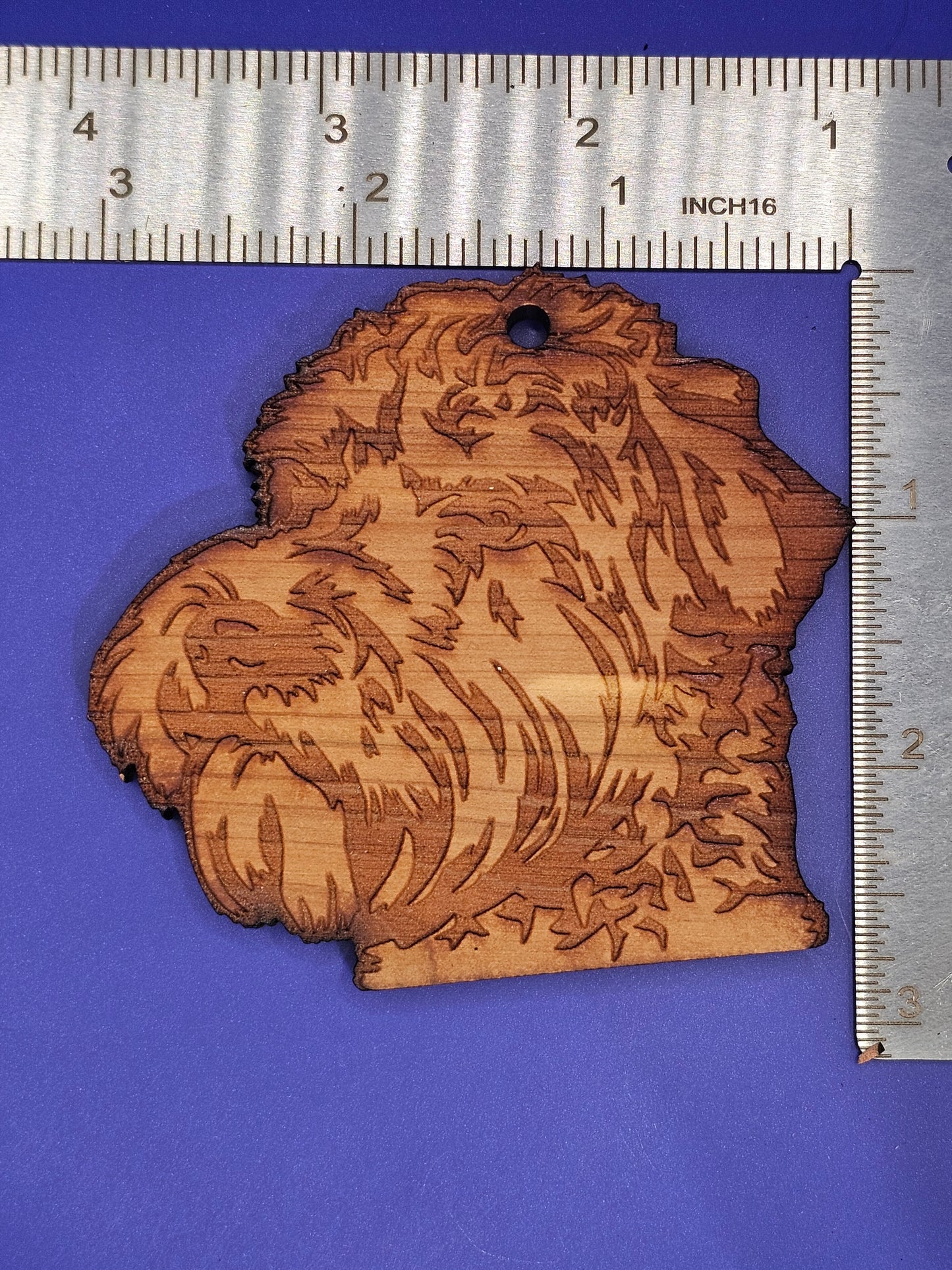 Wheaten Terrier Cedar Ornament