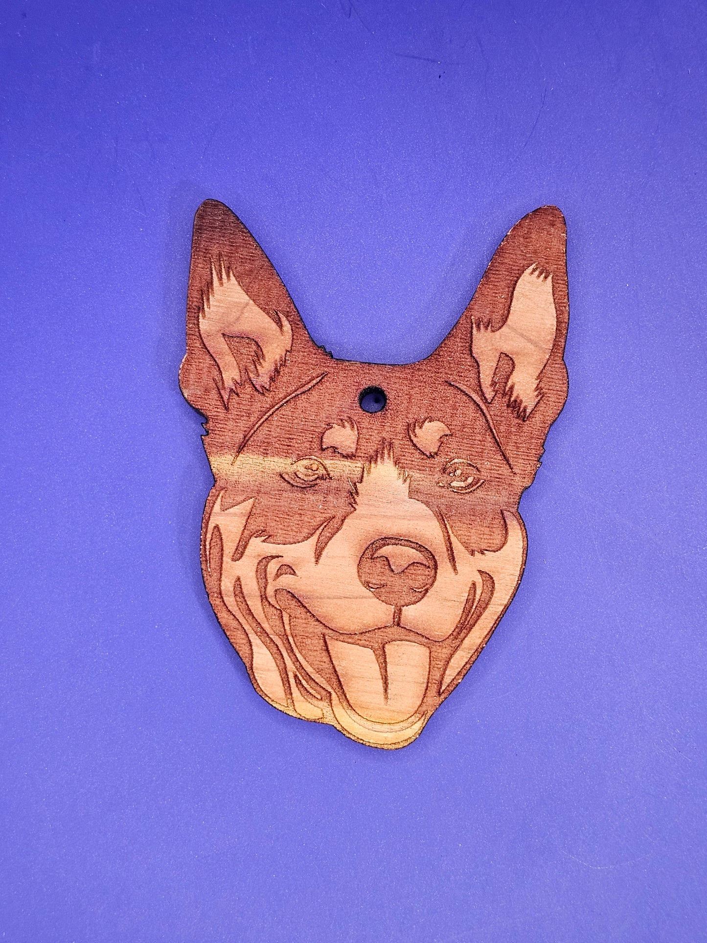 Australian Kelpie Cedar Ornament