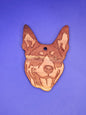 Australian Kelpie Cedar Ornament
