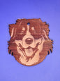 Bernese Mountain Dog Cedar Ornament