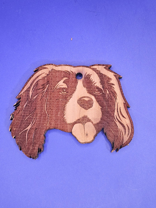 Cavalier King Charles Spaniel Cedar Ornament