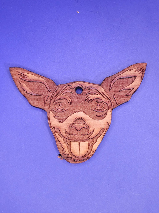 Chihuahua (short hair) Cedar Ornament