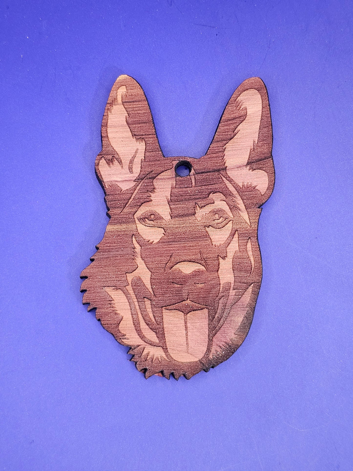 German Shepard Cedar Ornament