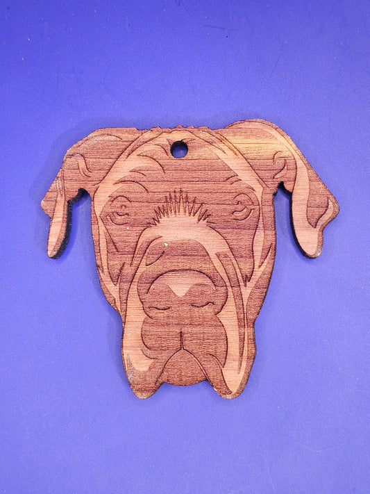 Great Dane Cedar Ornament