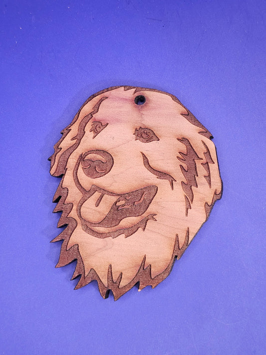 Great Pyrenees Cedar Ornament