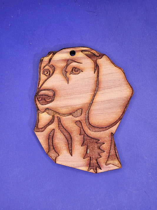 Hound Cedar Ornament