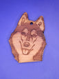 Husky Cedar Ornament