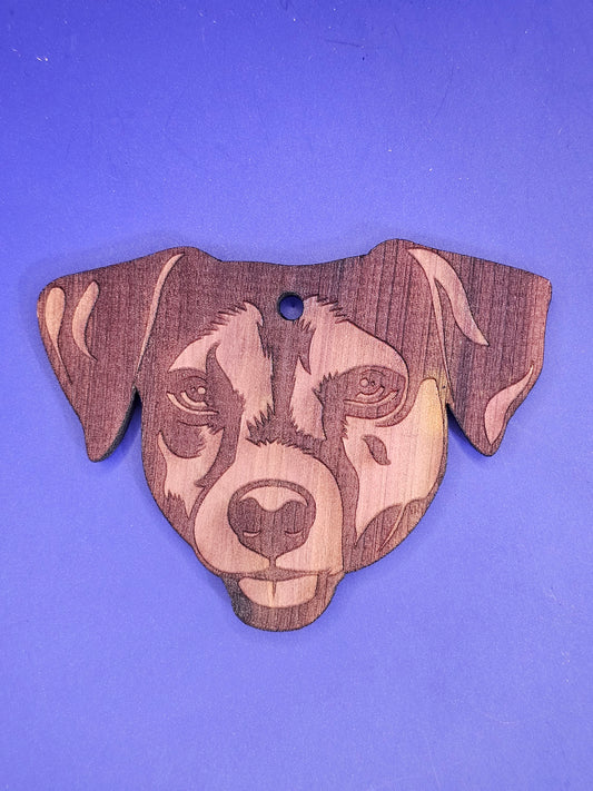 Jack Russel Terrier Cedar Ornament