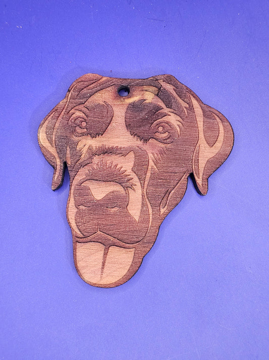 Labrador Retriever Cedar Ornament