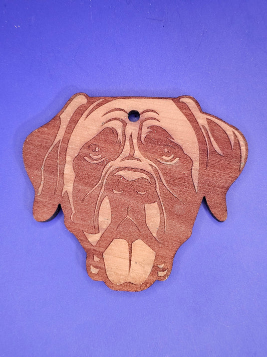 Mastiff Cedar Ornament