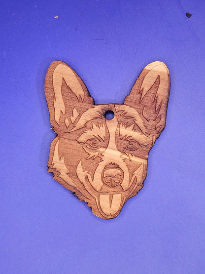 Pembroke Welsh Corgi Cedar Ornament
