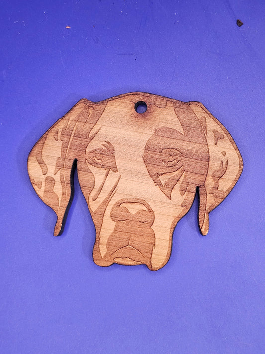 Pointer Cedar Ornament