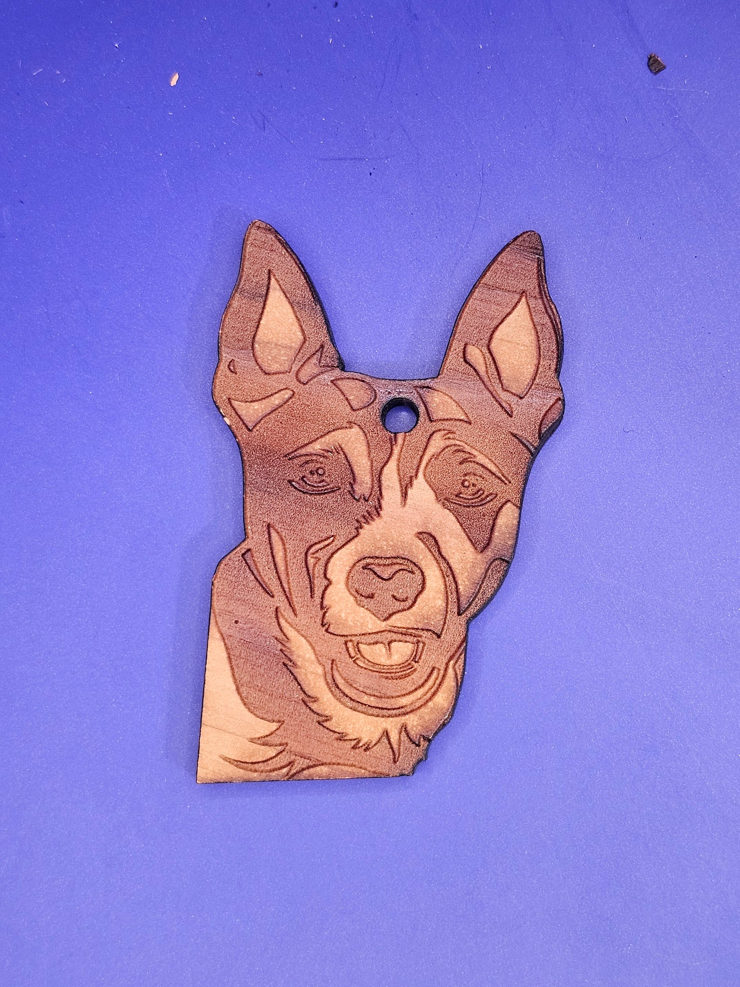 Rat Terrier Cedar Ornament