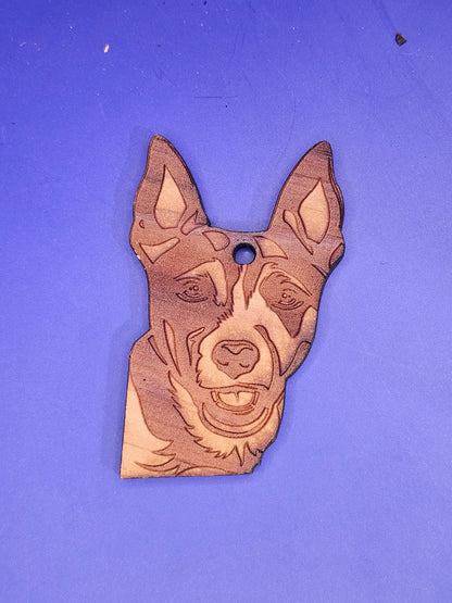 Rat Terrier Cedar Ornament