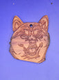 Shiba Inu Cedar Ornament