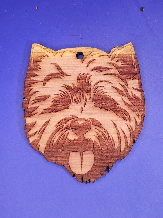 West Highland Terrier Cedar Ornament