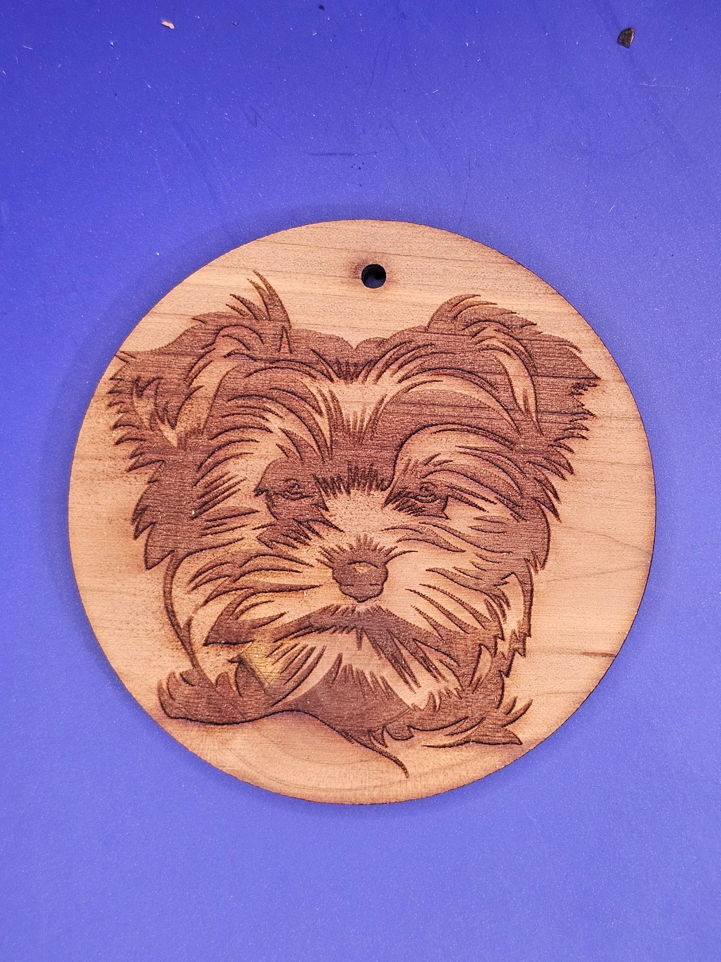 Yorkshire Terrier Cedar Ornament