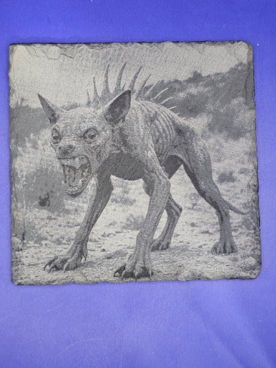 Cryptid Collection Slate Coasters (set of 4 with holder)