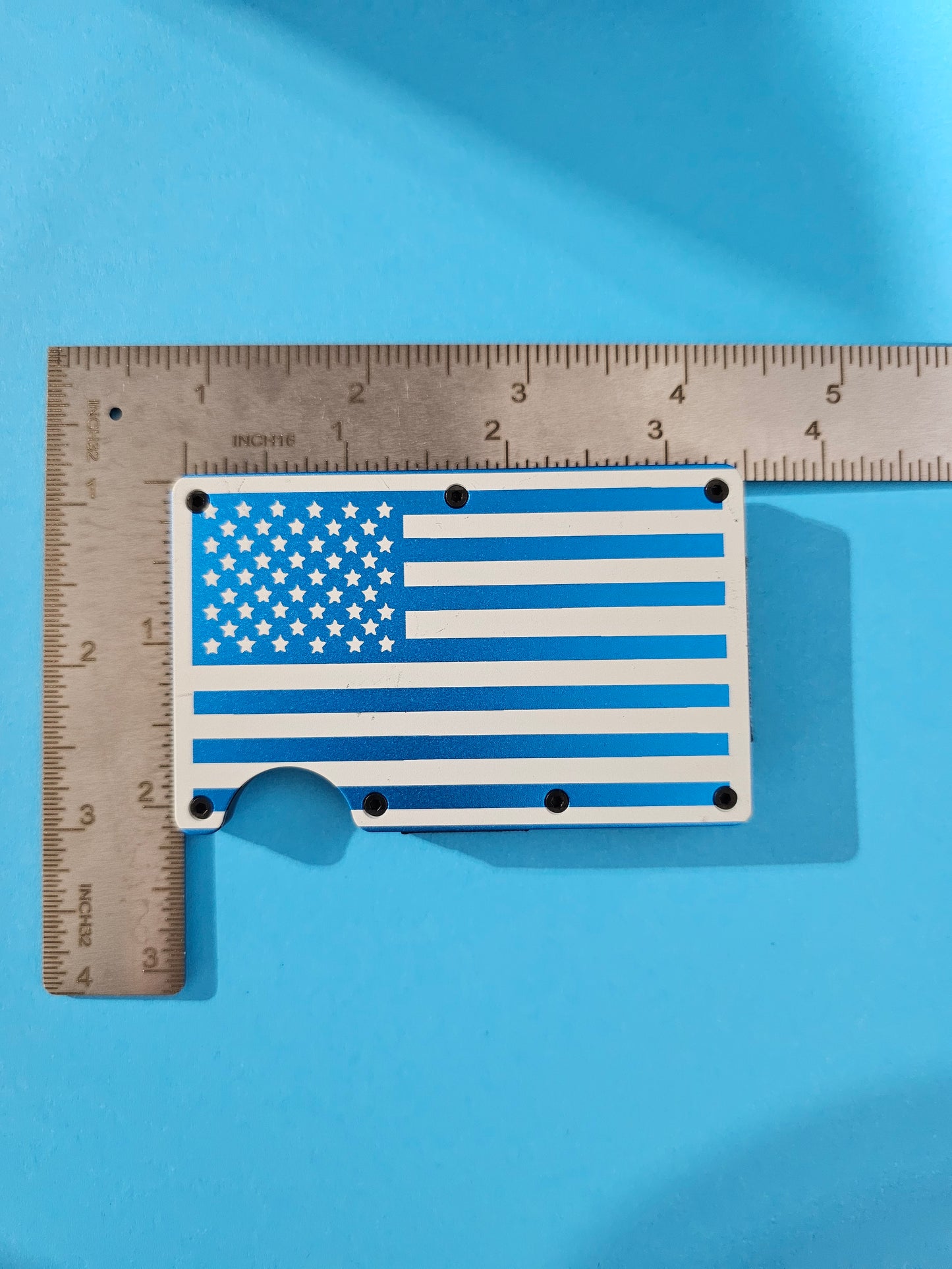 American Flag Metal Minimalist Wallets