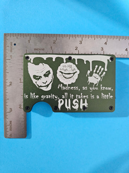 Edge of Madness Metal Minimalist Wallets