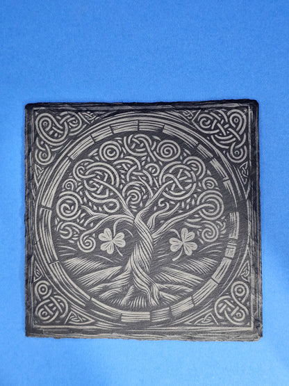 Celtic Collection Slate Coasters (set of 4 with holder)