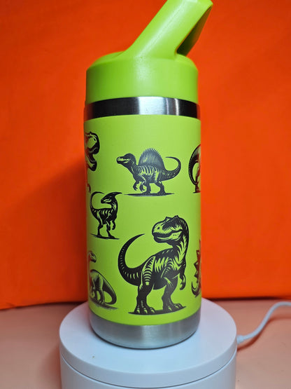 Dinosaur Theme Laser engraved 12oz cups