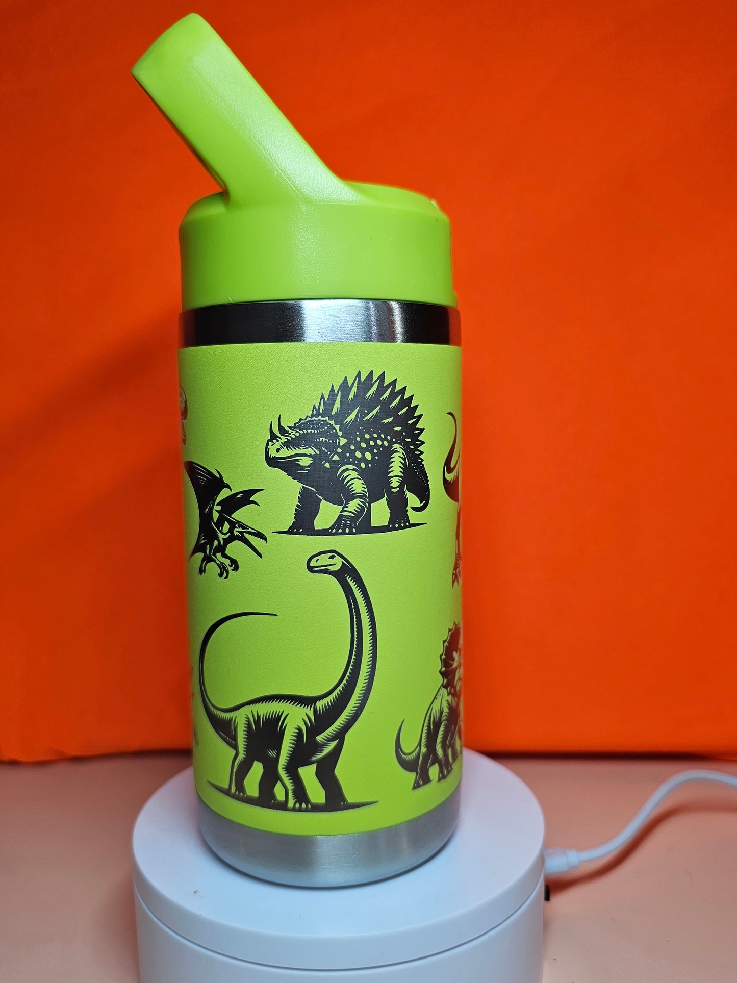 Dinosaur Theme Laser engraved 12oz cups