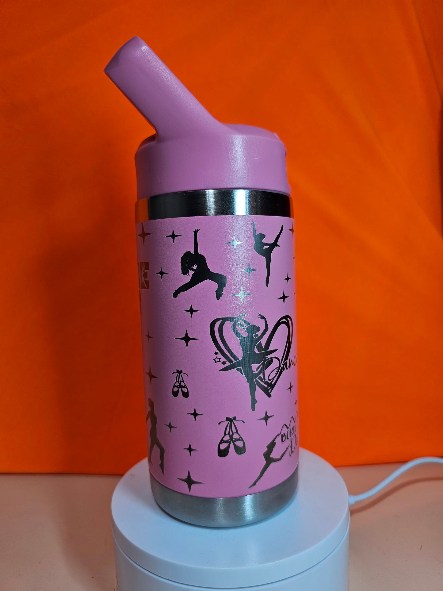 Dance Theme Laser engraved 12oz cups