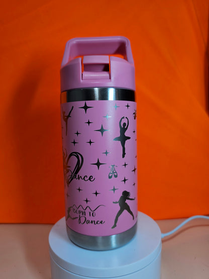 Dance Theme Laser engraved 12oz cups