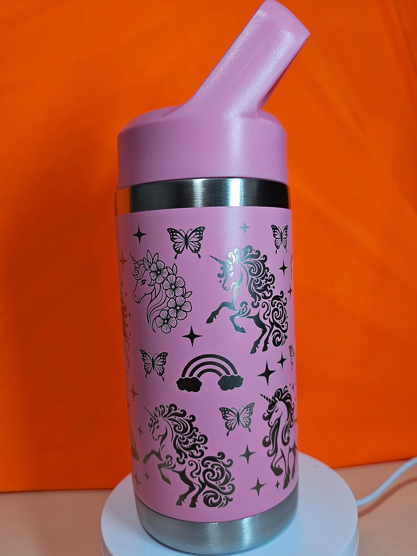 Unicorn Theme Laser engraved 12oz cups